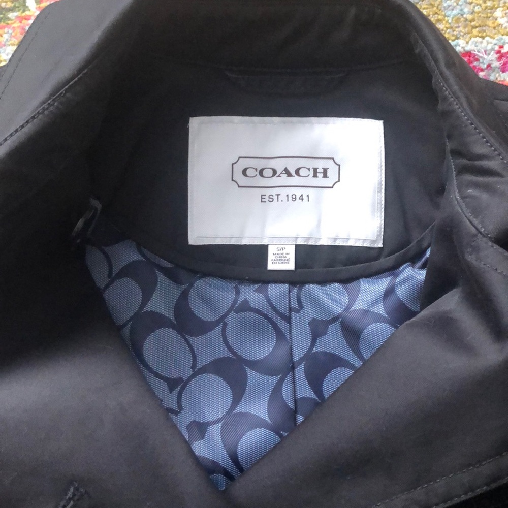 Coach short trench coat - Picture 5 of 7